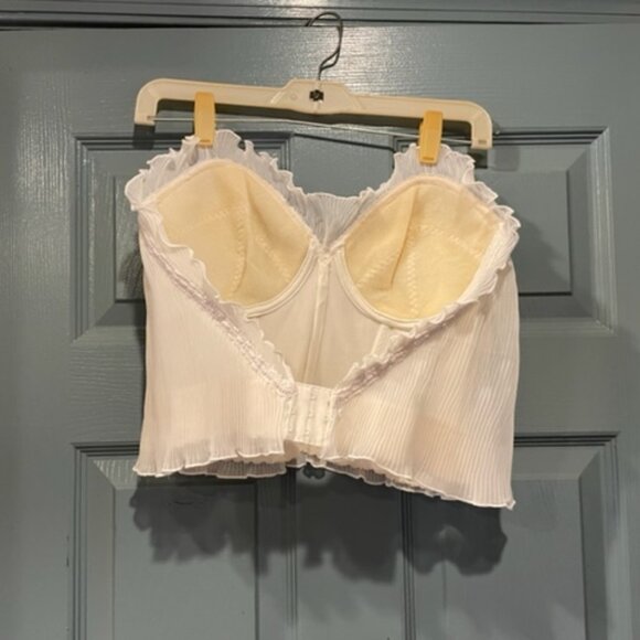 Only Hearts by Helena Stuart white/ivory bustier, exc. cond. 36C, late 90s - Picture 4 of 5